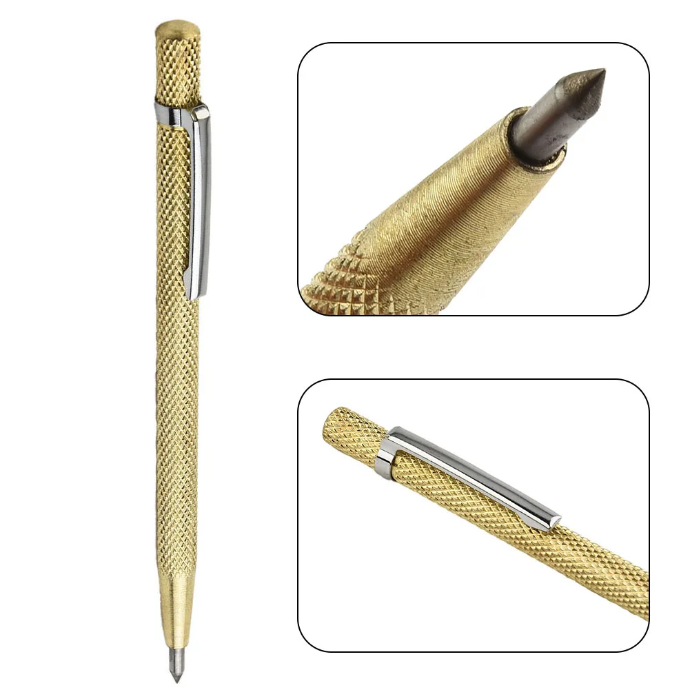

1PC 150mm Metal Tile Cutting Pen Tungsten Carbide Tip Scriber Pen Marking Engraving Pen For Ceramic Wood Carving