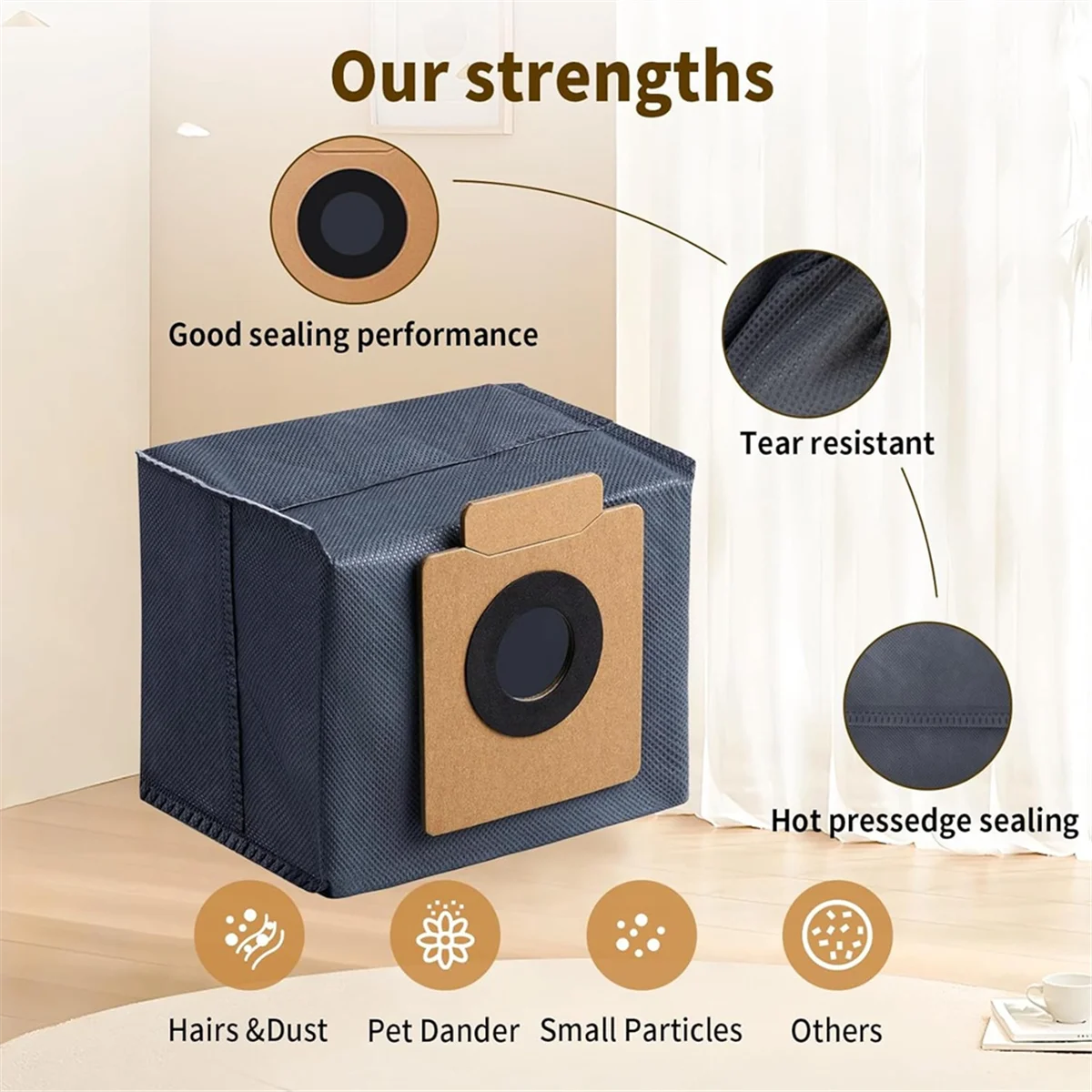 20 упаковок мешков для пыли Eufy X10 Pro Omni и X8 мешки пылесоса 2 5 л сменные