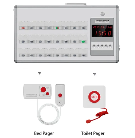 

Wireless Panic Button Emergency Calling System Nurse Call System For Hospital Nursing Home