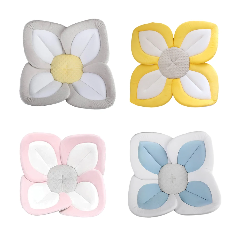 Soft And Gentle Newborn Bath Cushion For Delicate Bathing Experience Comfortable Liquidity Breathable Baby Bath Flower