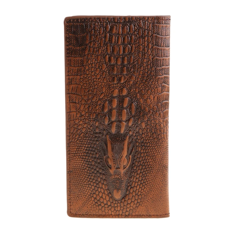 

Men's 3D Alligator Wallet Bifold Holder Purse for CASE Long Clutch Billf