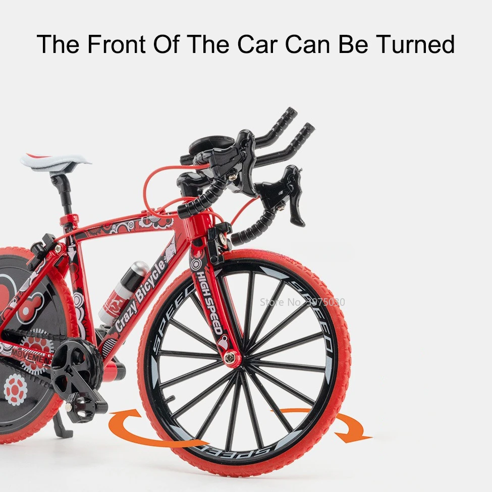 Коллекция 1/8 года литые игрушечные велосипедные модели из сплава колеса подвеска