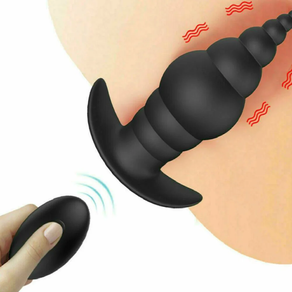Мужской беспроводной вибратор с пультом ДУ простаты силиконовый массажер