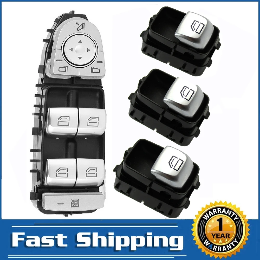 

Переключатель Стеклоподъемника пассажирского окна Master Power, регулятор, кнопка подъема для Mercedes-Benz AMG C300 C63 C350e W205 GLC300 E class