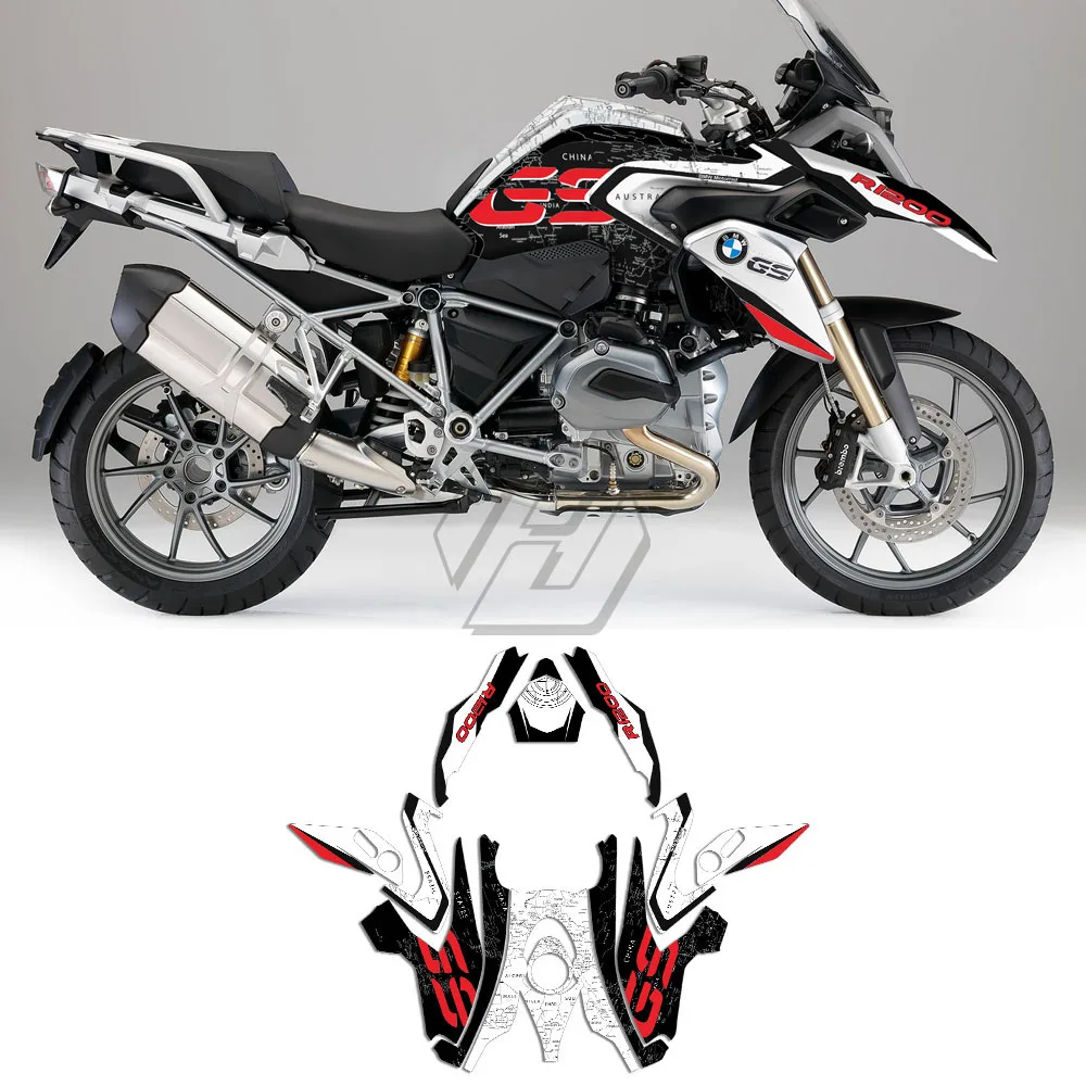 

Для BMW R1200GS R1200 GS LC 2014-2018 набор графических наклеек для мотоцикла