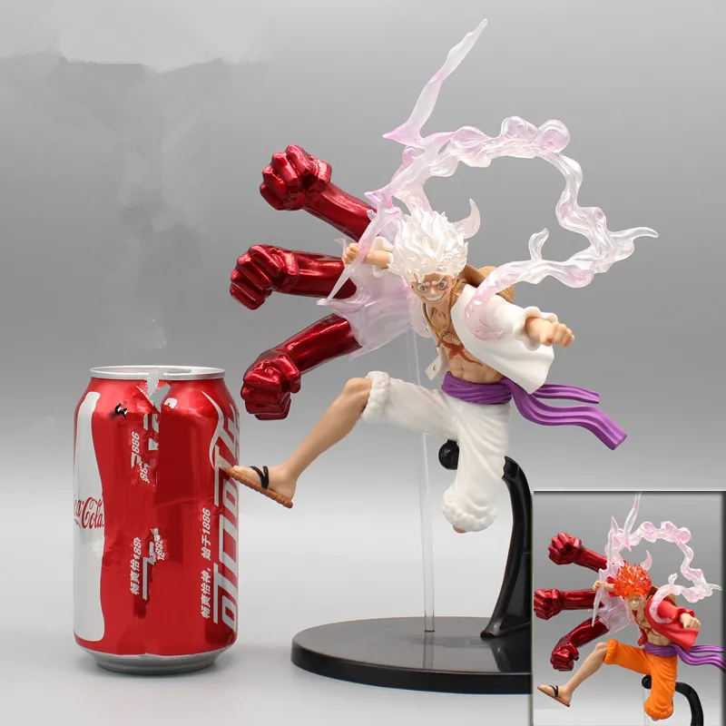 

One Piece Luffy Gear 5 Аниме Фигурка Nikka Sun God 23 см ПВХ экшн-фигурка игрушки Статуя Коллекционная модель кукла для детей подарок