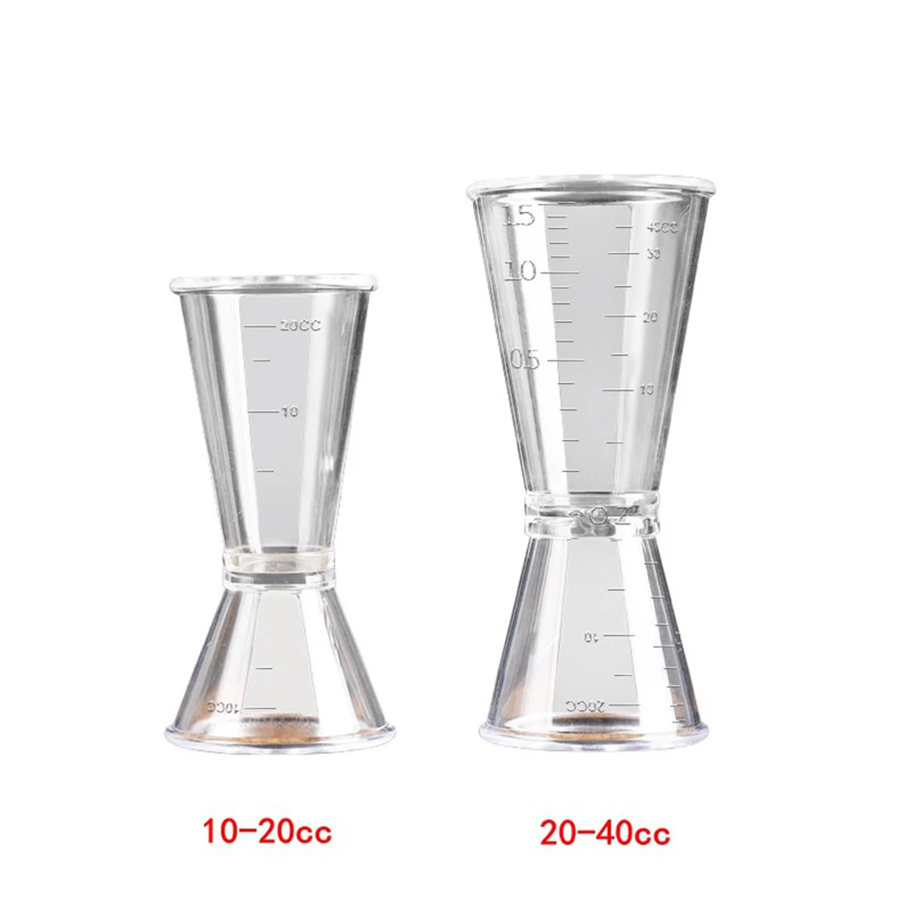 10/20ml or 20/40ml cocktail shaker measuring cup kitchen bar tool scale cup beverage alcohol measuring cup kitchen gadget
