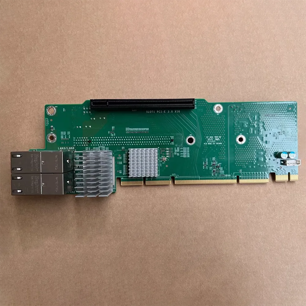 Для сервера Supermicro 8001-22 AOC-2UR66-i4XTF PCI-EX16 3.0 четырехпортовая карта расширения сетевая