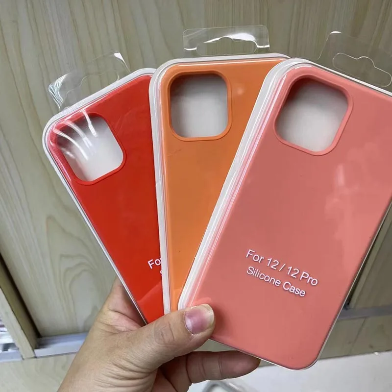 Colorful Fashion Liquid Silicon Phone Case for iPhone 14 13 11 12 ProMax Plus Lens Full for Phone Case