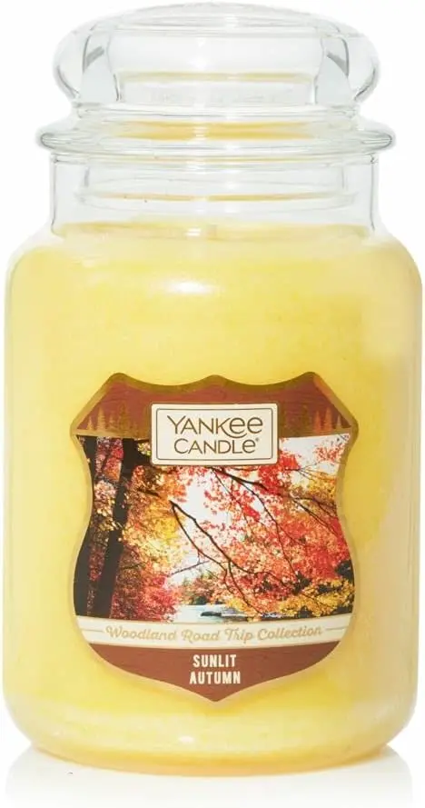 

Woodland Road Trip Collection Sunlit Autumn Jar Candle свічки на торт Led tea light candles Led candles with flicker