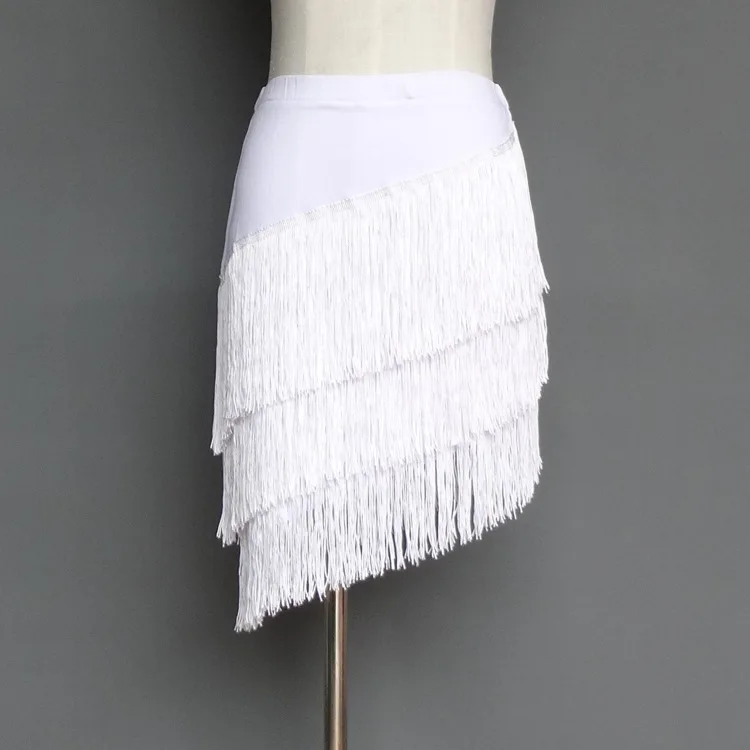 

Children Latin Dance Tassel Skirt Kids Fringe Short Dress For Girls Dancing Practice Clothing Stage Performance Dancewear