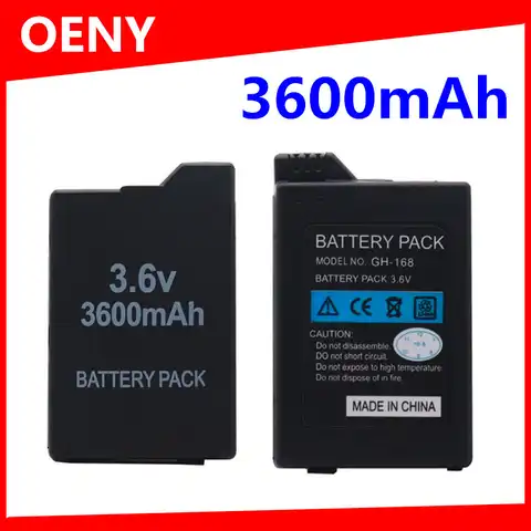 Сменный аккумулятор OENY 3600 мАч для геймпада Sony PSP2000, PSP3000, PSP 2000, 3000, PSP S110 для контроллера PlayStation Portable
