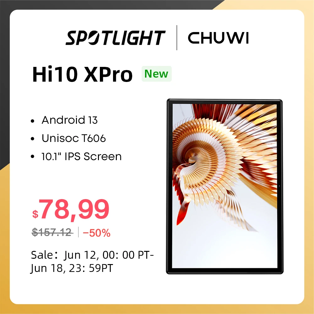 CHUWI Hi10X Pro планшет с 10,1-дюймовым дисплеем, ОЗУ 4 Гб, ПЗУ 10,1 ГБ, 800 ГГц - Топ-200 товаров с Али