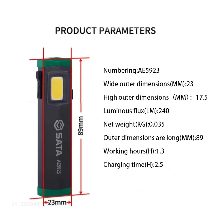Сильный магнитный рабочий светильник Xiaomi SATA светодиодные лампы для авторемонта