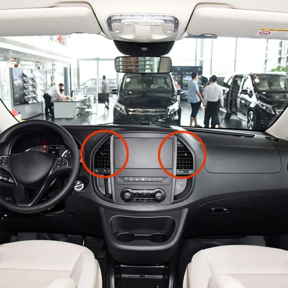 Front Dash Center Air Vent Conditioning Grille Vents For Mercedes-Benz Vito V260 W447 W448 15-24
