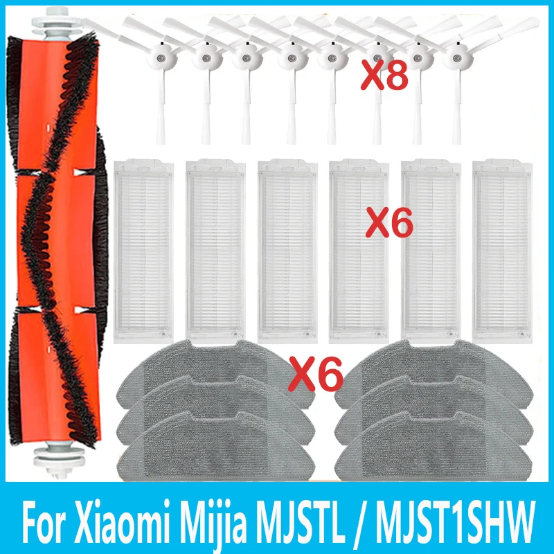 

For Xiaomi Mi Robot Vacuum Mop 2 Lite / Mi Robot Vacuum Mop 2 Pro / MJSTL / MJST1SHW Parts Main Side Brush Hepa Filter Mop Rag