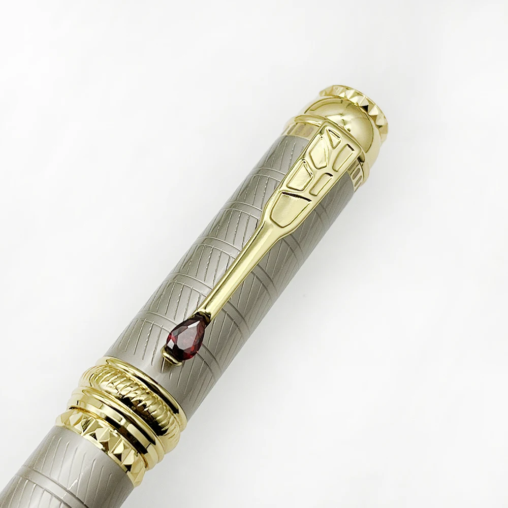 

LAN Art Sponsor Burgess Limited Edition MB Luxury Fountain Rollerball Ballpoint Pen Granite Pattern Writing Gift Stationery