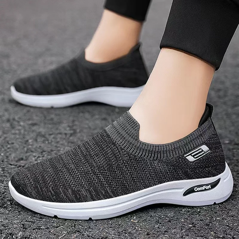 Men Sneakers 2023 Spring Summer New Breathable Commuter Casual Shoes Fashion Soft Sole Cushioning Outdoor Light Walking Footwear