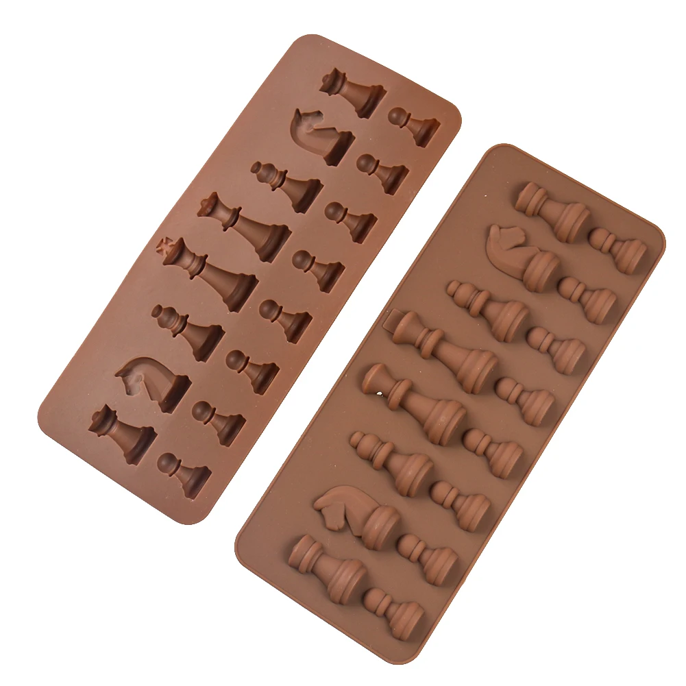

DIY Cake Mold Chess Shaped Chocolate s Ice Cube Mould Tools Kitchen Accessories Baking Silicone Decorating
