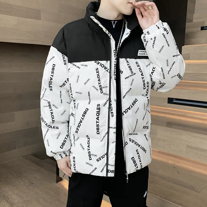 Luxury Brands New Winter Warmth Cotton Jacket Parkas Super Hot Coats Stand Collar Casual Oversized Mens Jacket Puffer Loose