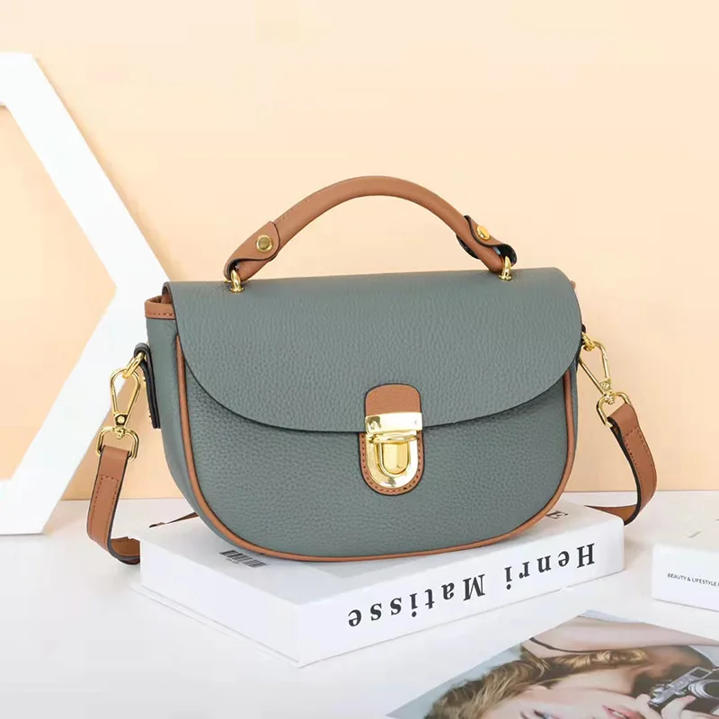 

Luxury Crossbody Bags For Women 2022 Cow Leather Messenger Shoulder Bag Ladies Casual Satchels Fashion Bag Handbag Mini Tote Bag