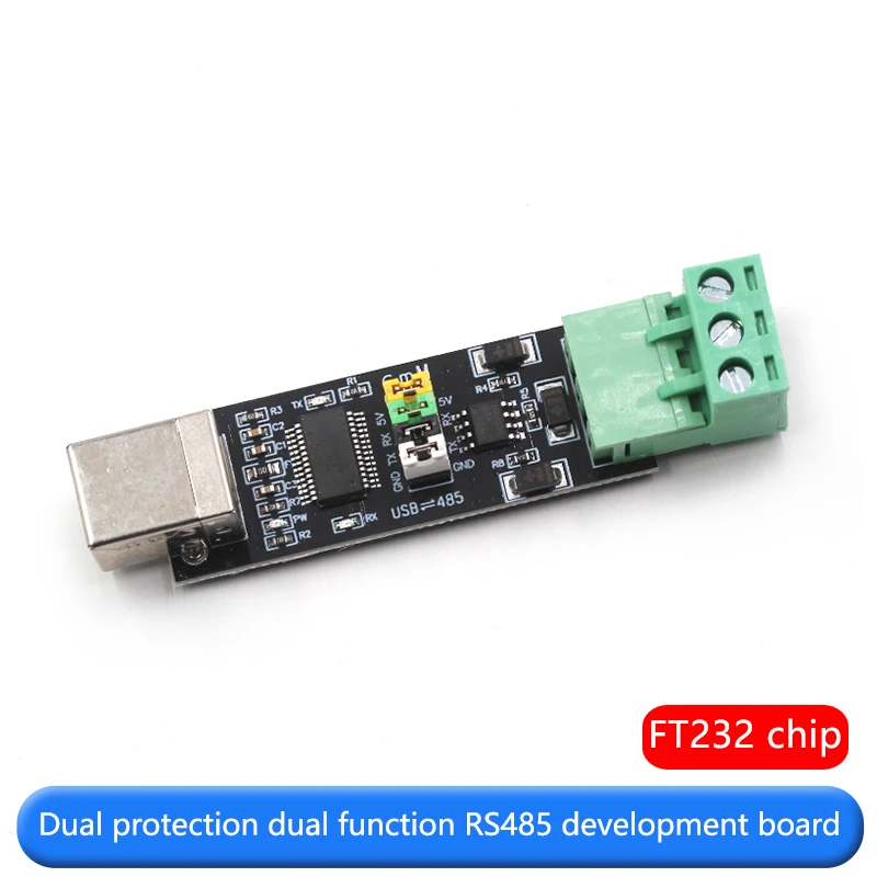 Двойная защита двухфункциональная макетная плата RS485 чип FT232 USB для модуля
