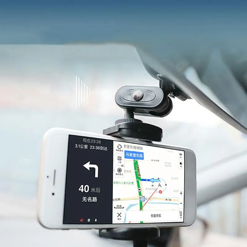 

Universal Car Phone Holder Adjustable Rear View Mirror Mount Stand for Mobile Phone GPS Display Bracket Accessories