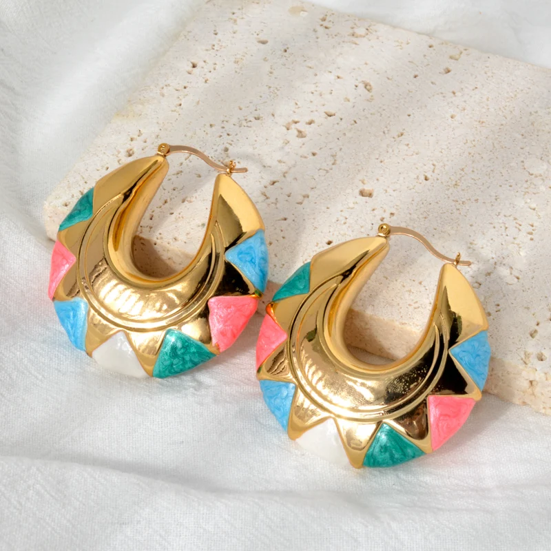 ZEA Dear модные роскошные ювелирные изделия искусственная медь позолота 18K Дубай