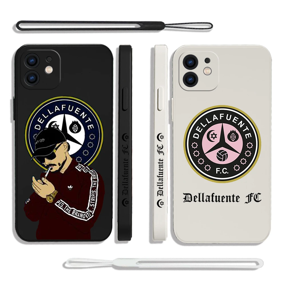

Dellafuentes F C Artwork Phone Case For OPPO Realme 7 8 9 7i 6i 6 C2 C11 V25 C21 RENO 3 4 Pro 4G 5G FIND X3 LITE with Hand Strap