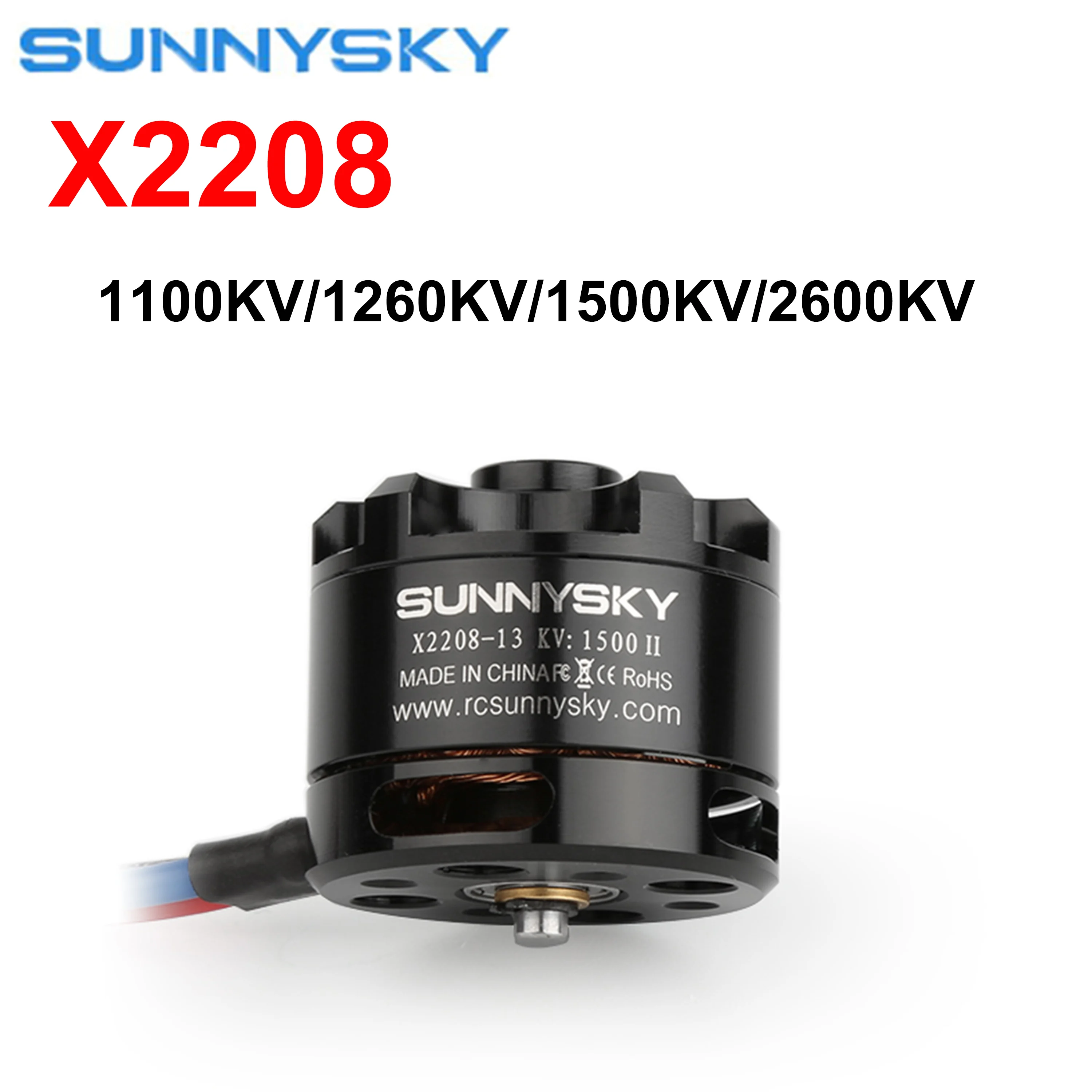 

SUNNYSKY X2208 бесщеточный двигатель 1100KV 1260KV 1500KV 2600KV для фотоквадрокоптера, 3D дрона с фиксированным крылом