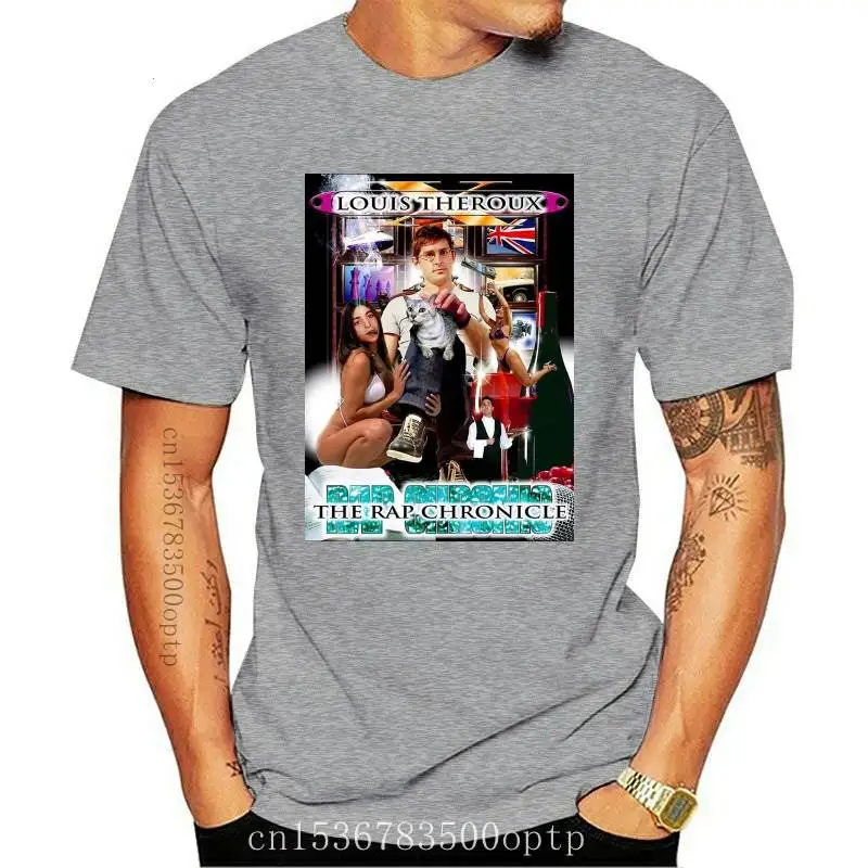 

Футболка мужская с надписью «Gangsta», хлопковая тенниска с принтом альбома Луис теру, странные выходные