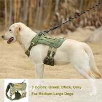 tactical dog harness oxford military pet service vest harness with handle for medium large dogs french bulldog labrador