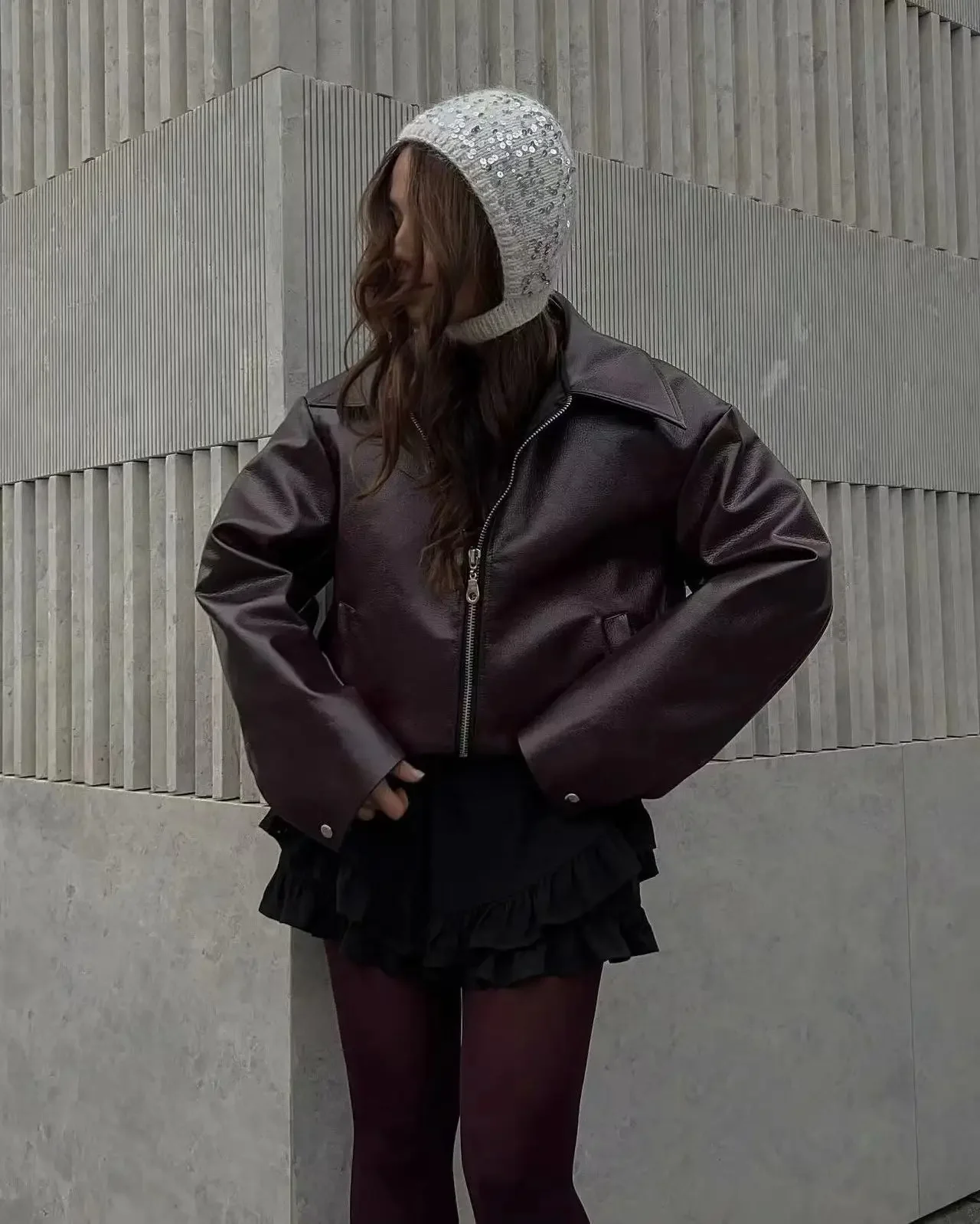 Новинка 2024 г. женские куртки Leaher Женская куртка женская уличная одежда верхняя