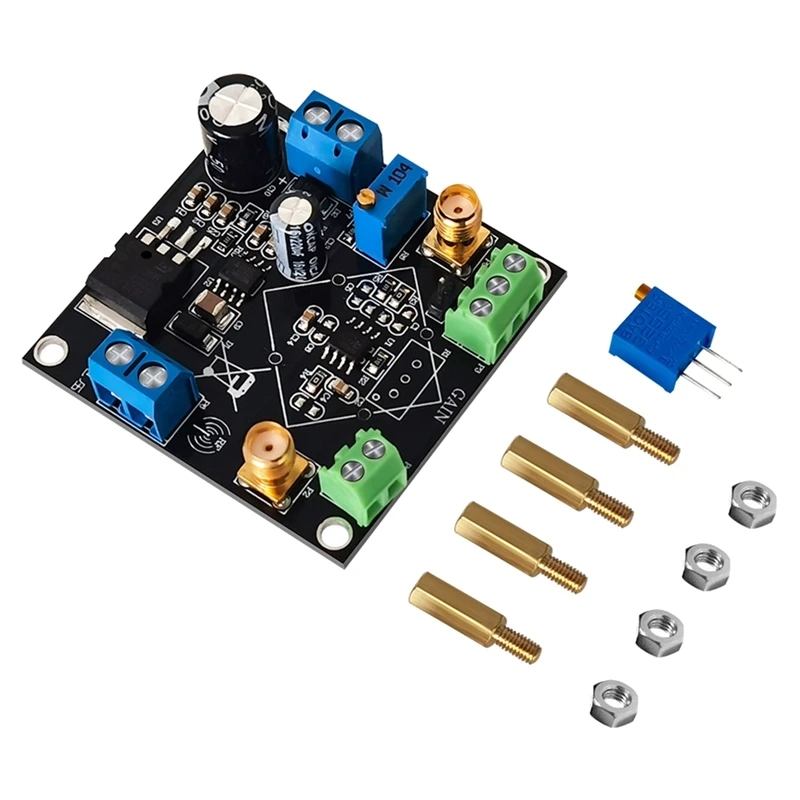 

Модуль усилителя напряжения AD620, милливольт, микровольт, маленький усилитель сигнала, односторонний