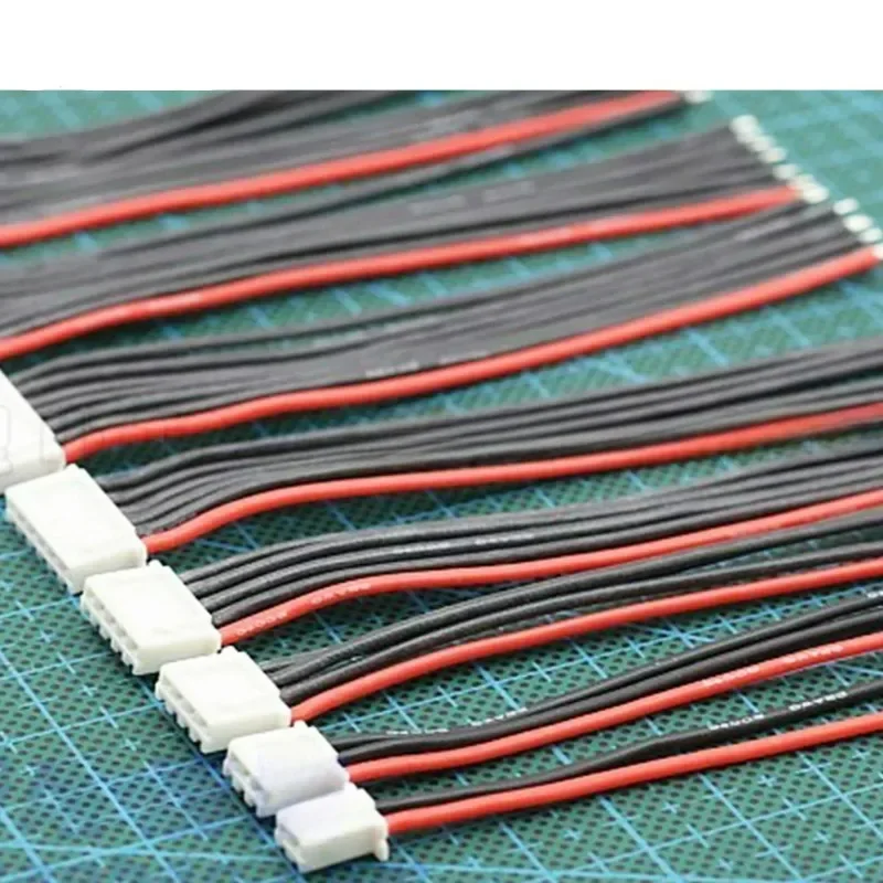 

10pcs/Lot 1S 2S 3S 4S 5S 6S Lipo Battery Balance Charger Cable IMAX B6 Connector Plug Wire Wholesale
