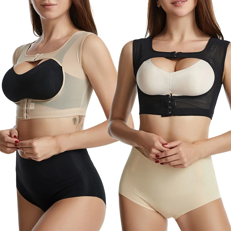 

Women Girdle Posture Corrector Bra Mesh Breathable Body Shaper Hunchback Relief Lift Up Bralette Shockproof Back Support