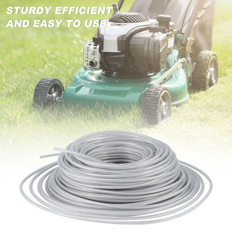 Канат для газонокосилки нейлоновый трос подрезки газона 41 м