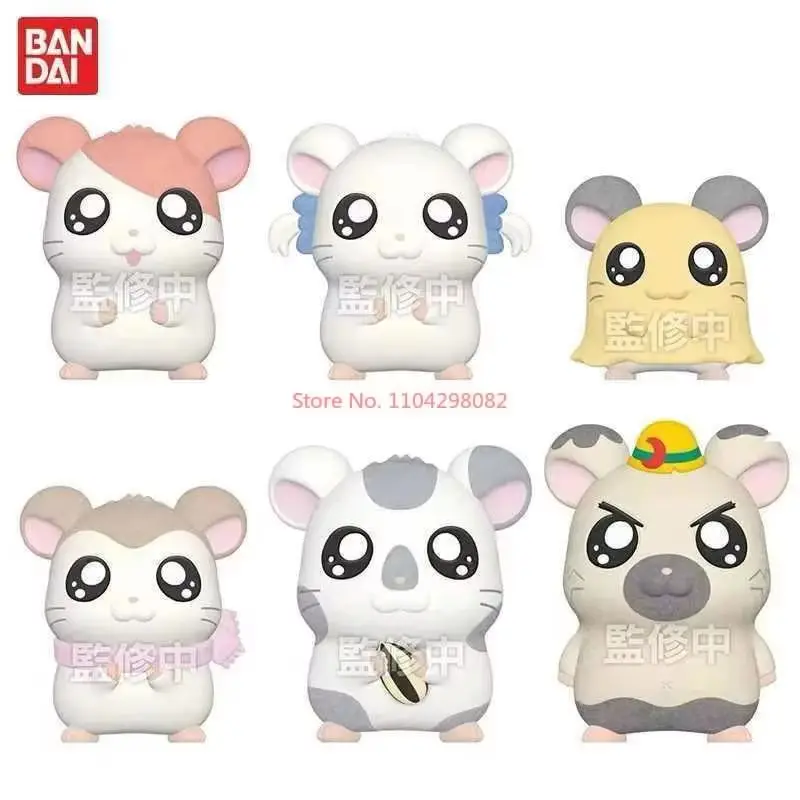 Горячая новинка: Оригинальные фигурки хомяков Хамтаро (6 шт.) от Bandai – изысканные аниме-украшения для рабочего стола, коллекционные идеальные подарки-игрушки (art.: 3920d4c3cdb36) - 3920d4c3cdb36