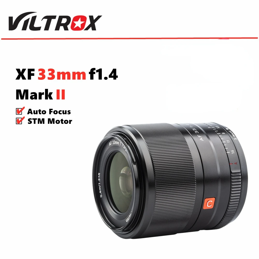 

VILTROX 33 мм F1.4 STM Автофокус Объектив с фиксированным фокусом для Fujifilm FUJI X-mount X-T3 X20