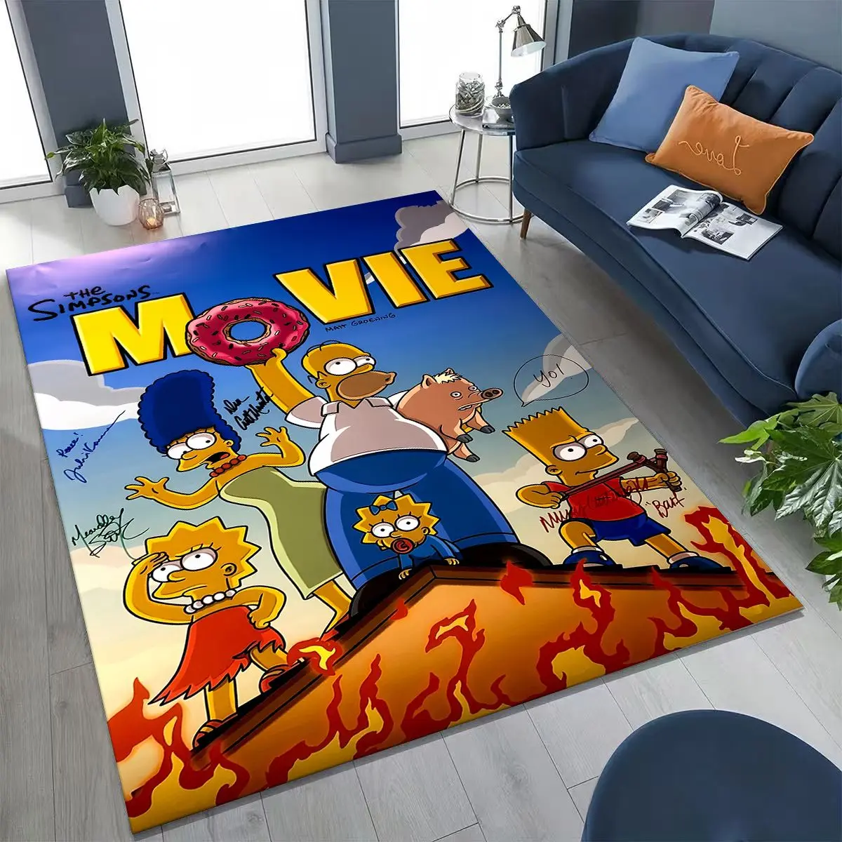 MINISO 3D ковёр Симпсоны