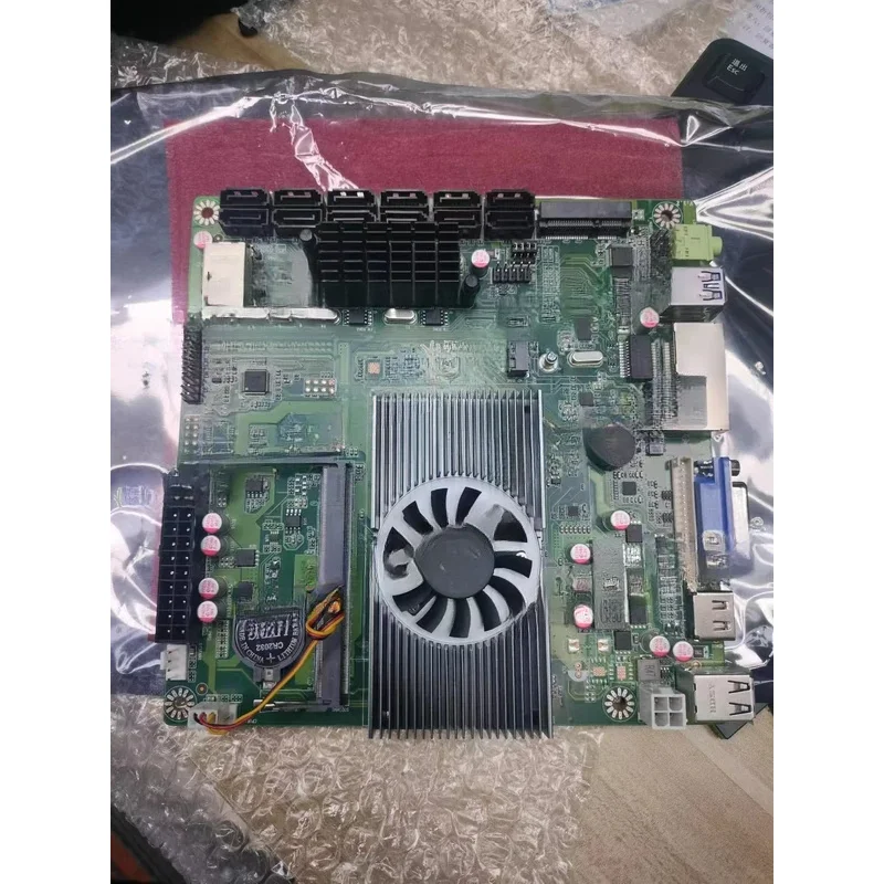 4-х цветный процессор N5095 Серверная плата 12SATA3.0 материнская ITX NAS