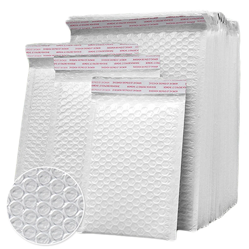 

Parcel Padded Shipping Foam Mailing Self-sealing Packages Packaging Film Pearlescent Bags Bag Envelope Bag Bubble Storager White