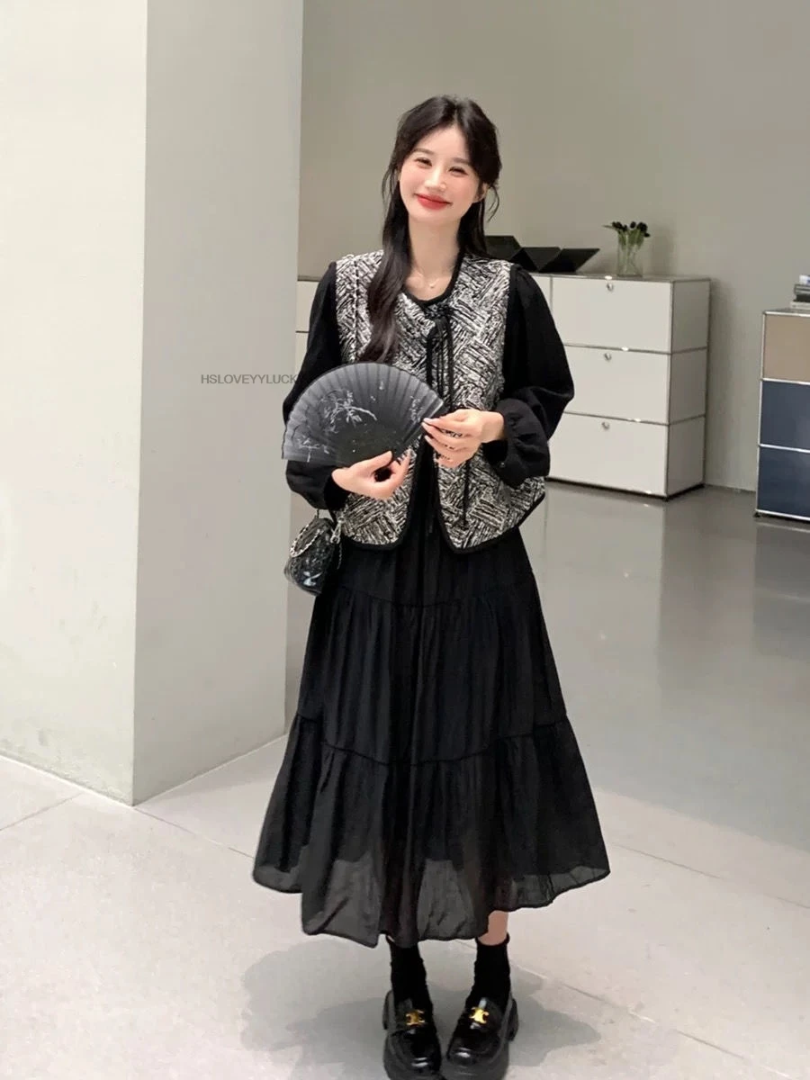 Осенний жаккардовый жилет для женщин на весну Новый китайский стиль Улучшенная