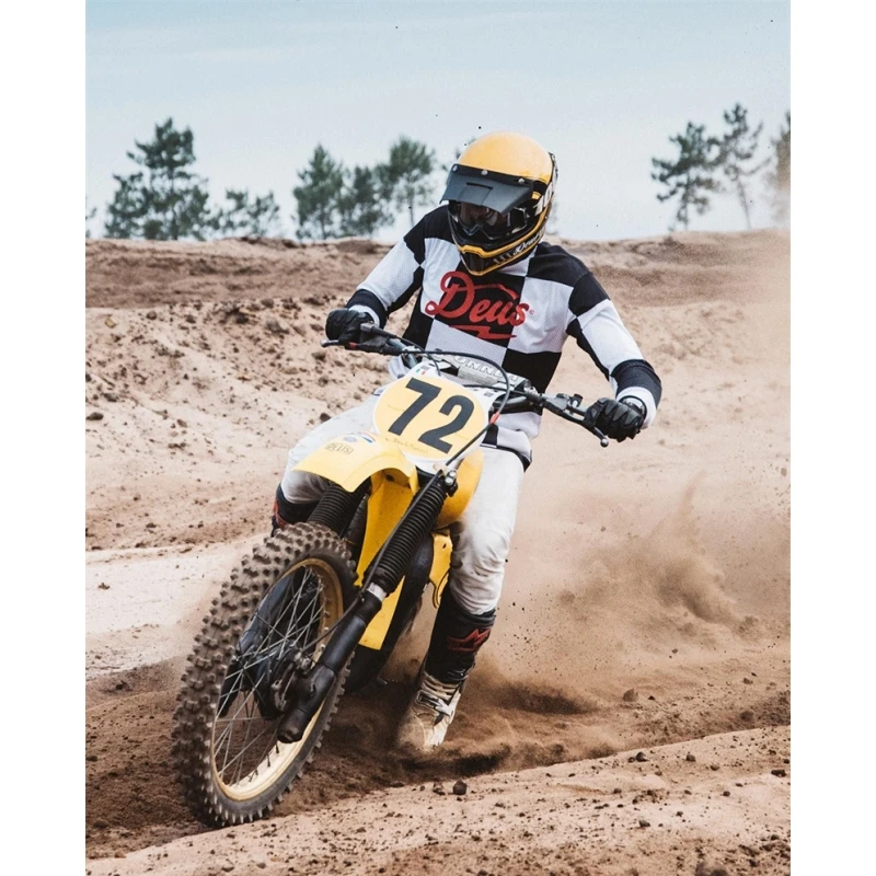 2024 DEUS EX MACHINA футболка с длинным рукавом для мотокросса унисекс рубашки горного