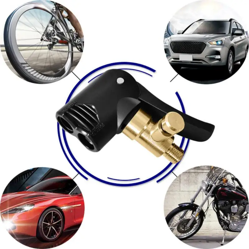 Bicycle Pump Nozzle Hose Adapter Dual Head Pumping Parts Service Accessories F/V A/V Schrader/Presta Valve Convertor Bycicle images - 6