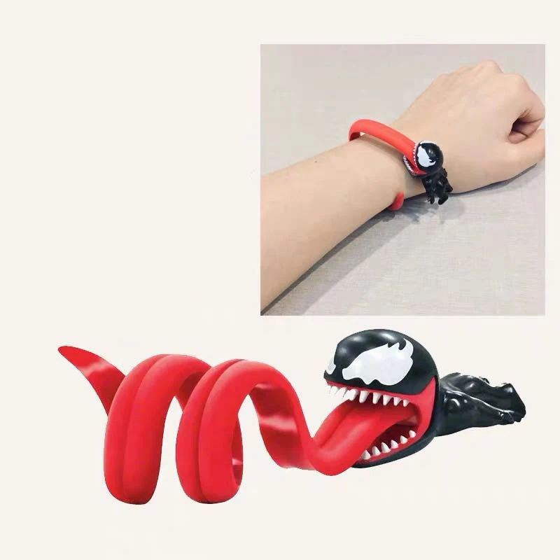 

Забавный держатель-фигурки персонажей из фильмов USB, с Venom, для передачи данных, для автомобиля, мотоцикла