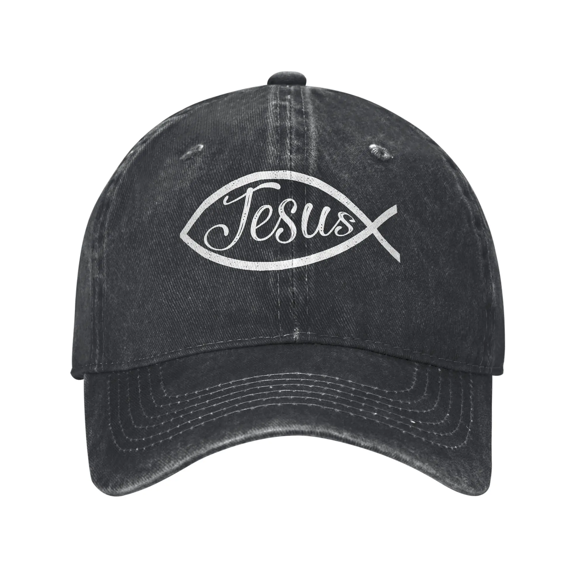 Фото Бейсбольная кепка JESUS My Save в стиле ретро, ​​хлопковые кепки для защиты от солнца, повседневные кепки для гольфа унисекс №1