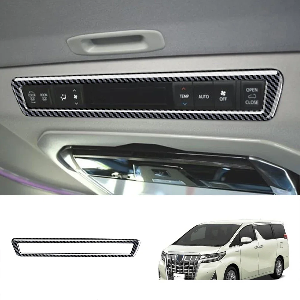 RHD для Toyota Alphard Vellfire 30 Series 2015-2020 2021, карбоновые аксессуары для интерьера, крышка переключателя окна, дверная ручка, крышка чаши