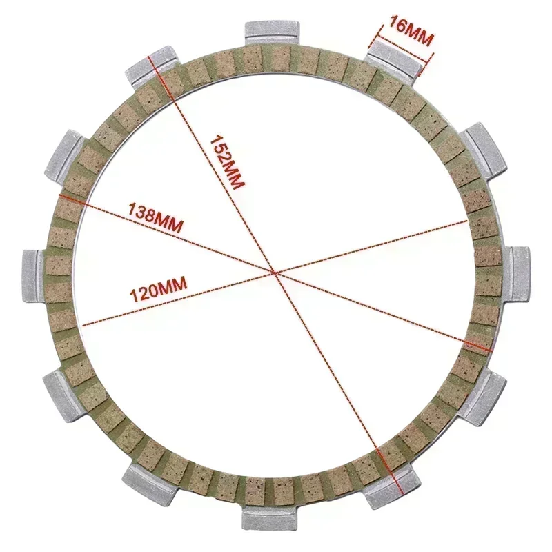 Мотоциклетные аксессуары Kelaf волоконная фрикционная Муфта для Hyosung TE450 Rapier 07-08 GT 650