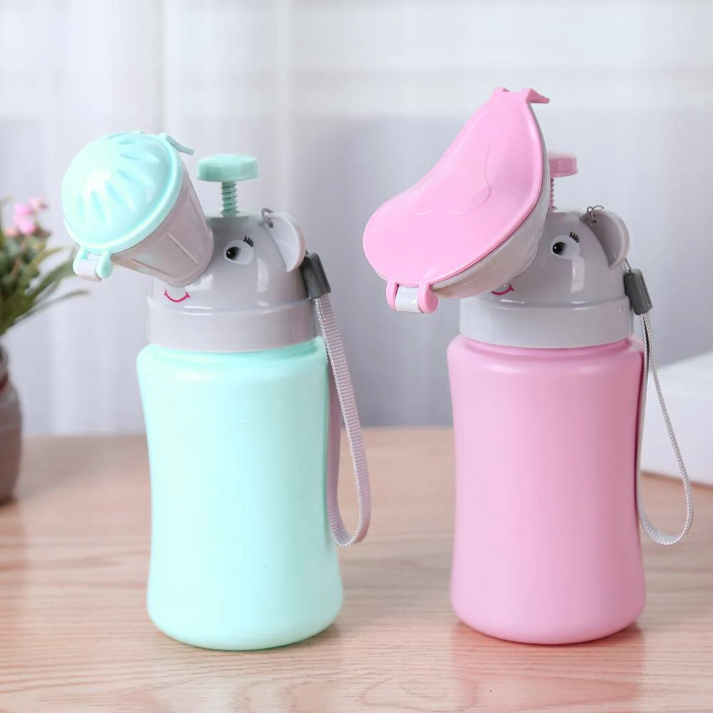 

Портативный гигиеничный Писсуар для маленьких мальчиков и девочек, горшок для путешествий в автомобиле, милый удобный детский горшок с защитой от утечки